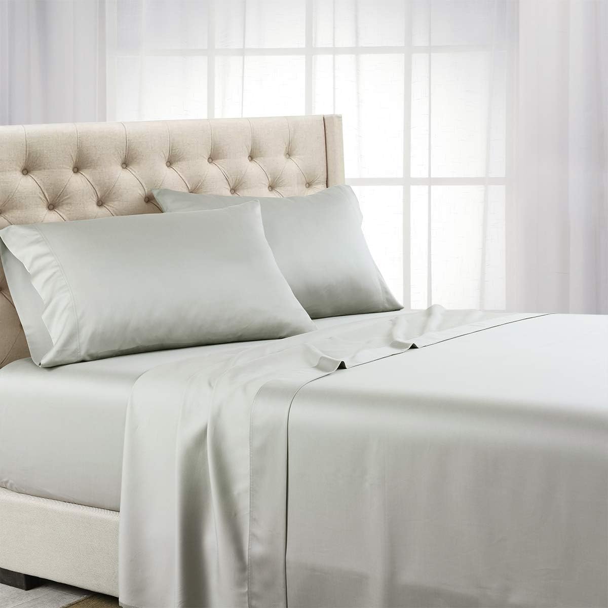 Royal Hotel ABRIPEDIC – Juego de sábanas de Tencel, tela suave y natural pura, 100% tejido Tencel Lyocell