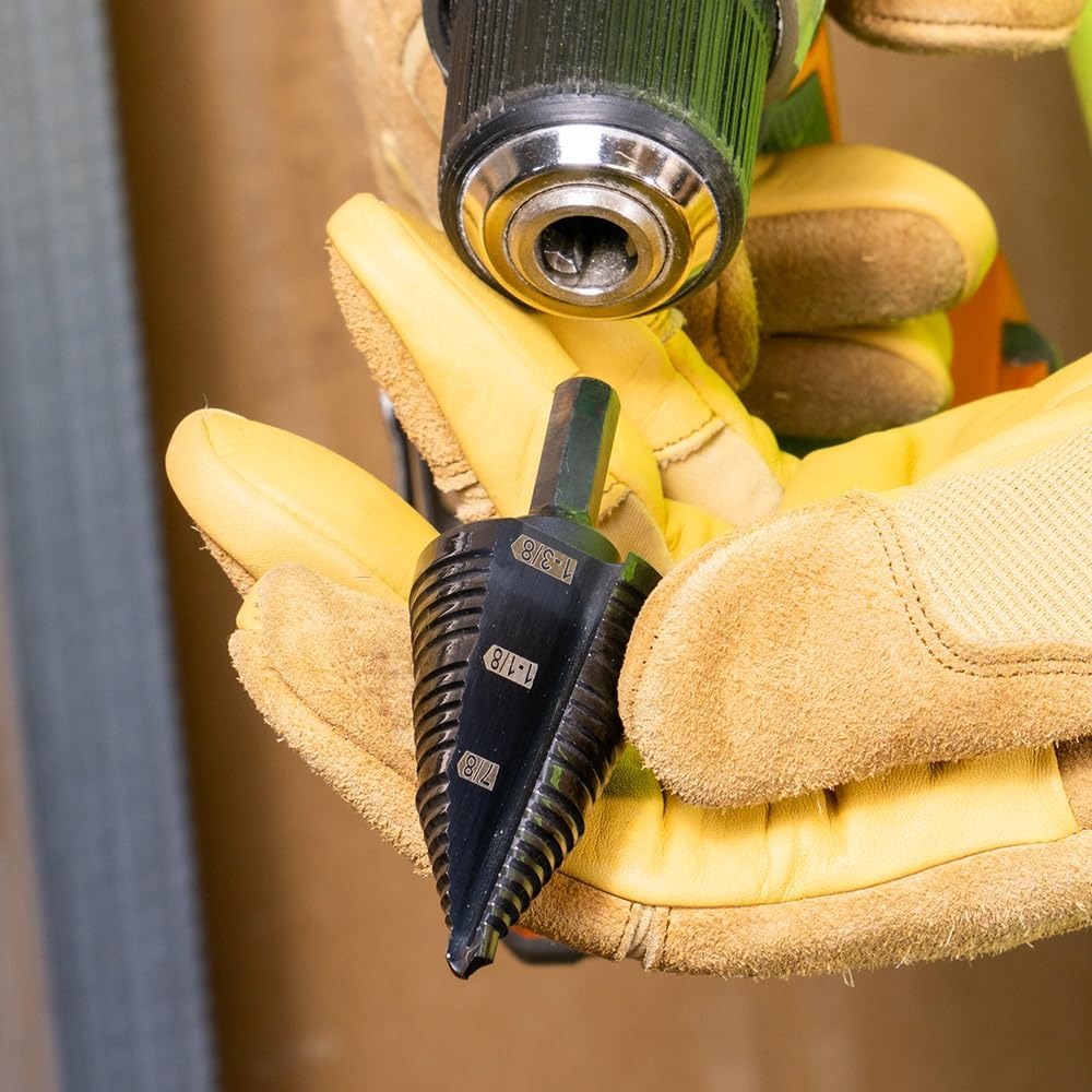 Klein Tools broca escalonada con ondulado doble