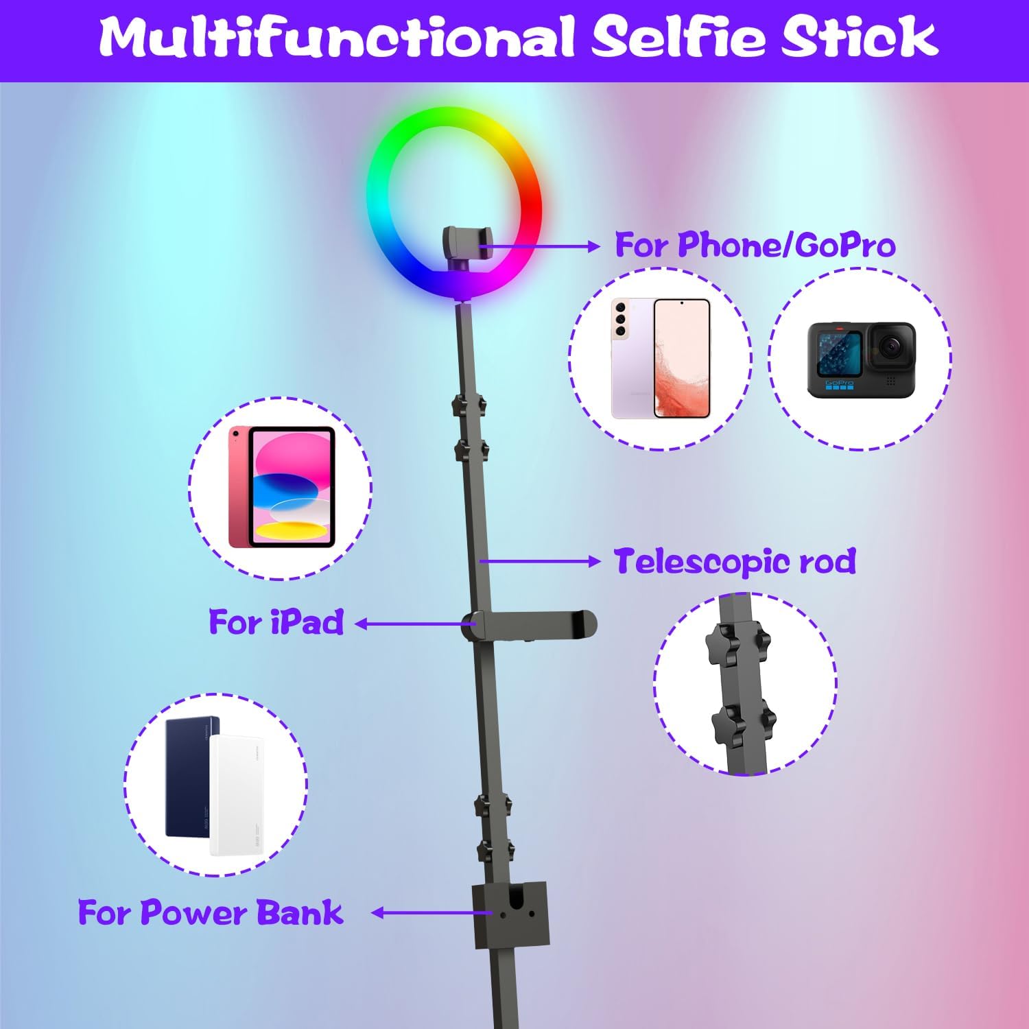 Máquina de cabina de fotos 360 para fiestas con anillo sin luz personalizada Logo Stand en control remoto Cámara lenta automática 360 Spin Photo