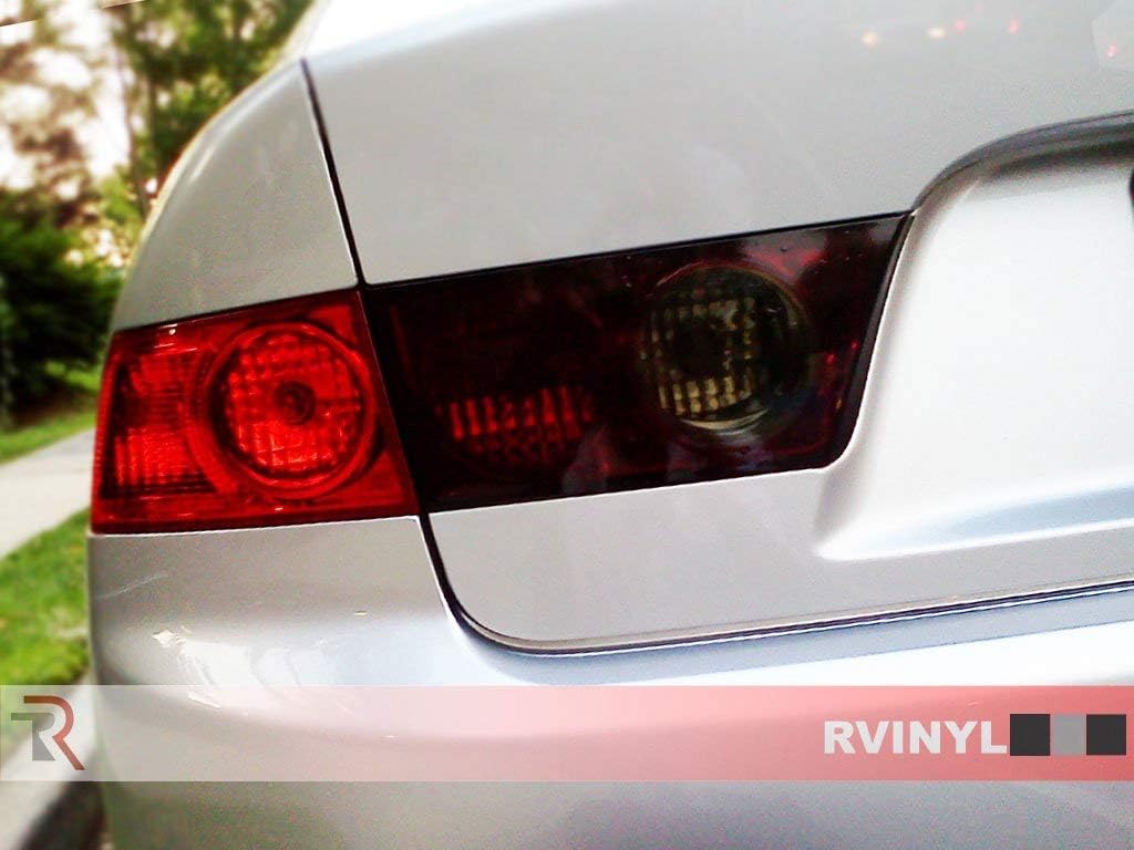 Rvinyl Cubiertas de tinte de luz trasera compatibles con Mercedes-Benz Clase S 2007-2009 – humo opaco