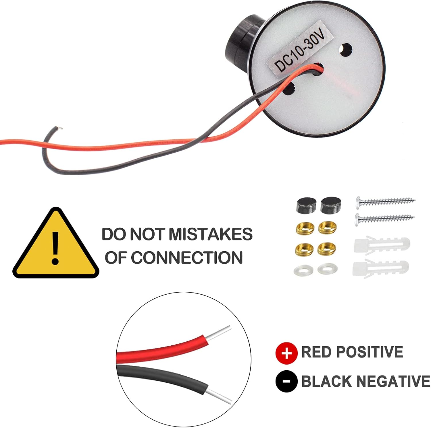 Luces interiores para caravana, LED de 12 V con puerto USB, luz de lectura para caravana, luz de lectura regulable al tacto, luz blanca cálida para