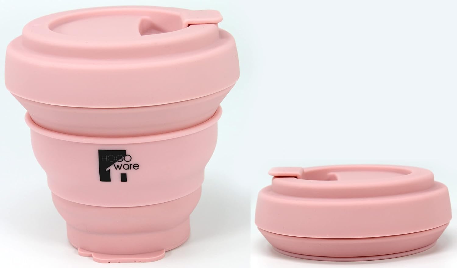 Taza de café de viaje plegable taza aislada vaso batido con tapa silicona reutilizable para llevar, plegable, de silicona, plegable, agua fría y