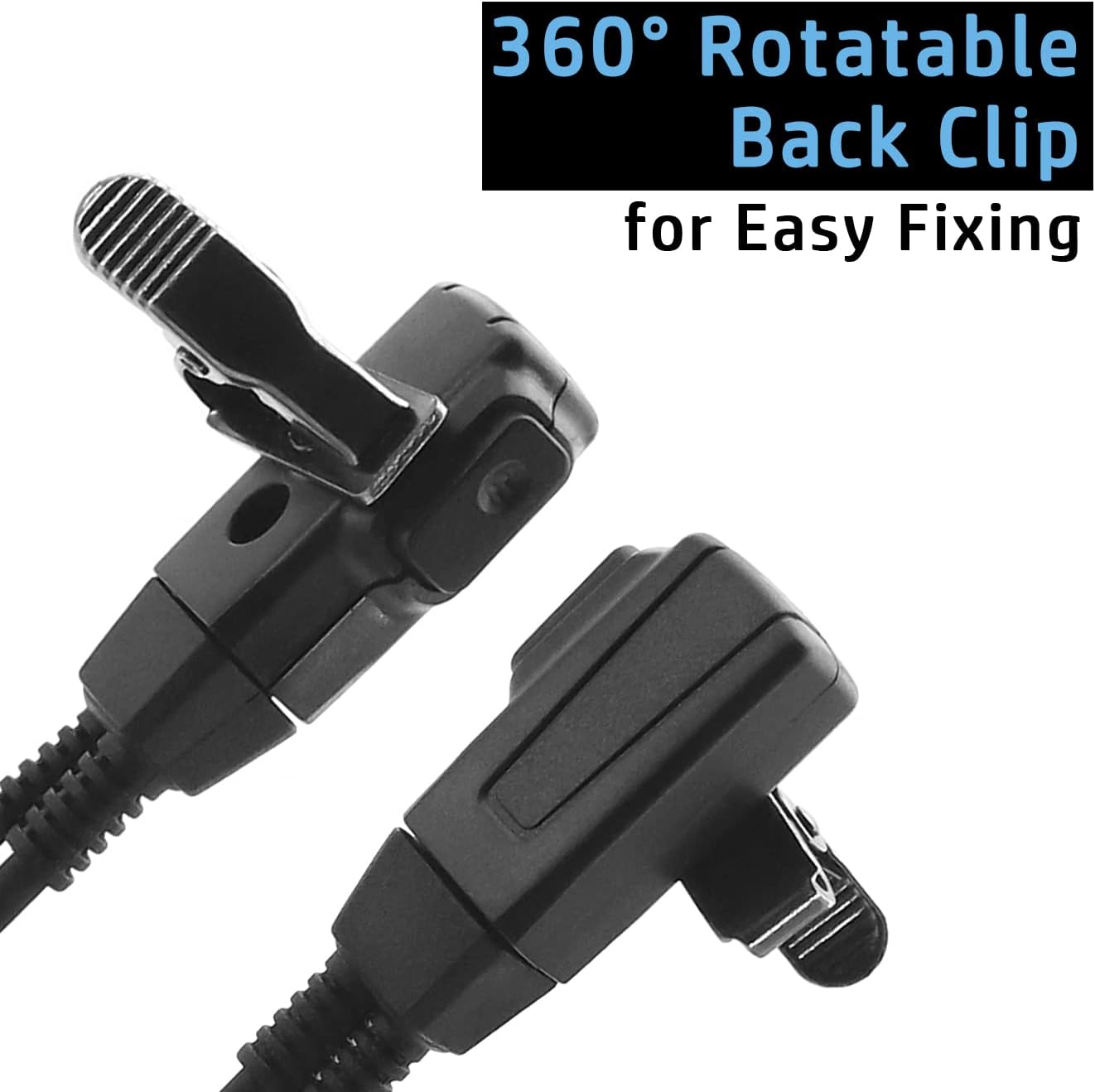 2 auriculares estilo D MicPTT para Cobra microTalk Radio ACXT145 ACXT345 ACXT545 ACXT645 ACXT645 ACXT1035R RX380 RX680 AM245 AM246 AM645 AM646 AM845