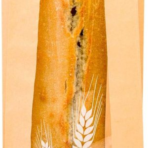 Bag Tek – Bolsas de papel para pan de 4.8 x 2.8 x 8.5 pulgadas, 100 bolsas de papel de baguette a prueba de grasa, microperforadas, ventana Bag Tek – Bolsas de papel para pan de 4.8 x 2.8 x 8.5 pulgadas, 100 bolsas de papel de baguette a prueba de grasa, microperforadas, ventana