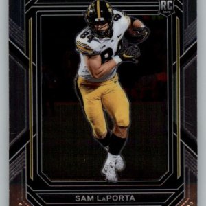 2023 Panini Prizm Draft Picks #160 Sam LaPorta Iowa Hawkeyes RC Rookie Card Official NCAA Football Card in Raw (NM or Better) Condition 2023 Panini Prizm Draft Picks #160 Sam LaPorta Iowa Hawkeyes RC Rookie Card Official NCAA Football Card in Raw (NM or Better) Condition