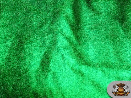 1 tela metálica de elastano verde esmeralda60 pulgadas, vendido por The Yard