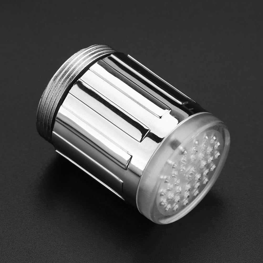 Sensor de temperatura ahorrador de agua, sensor de temperatura LED del grifo con cambio de color LED con control de temperatura de 3 colores para