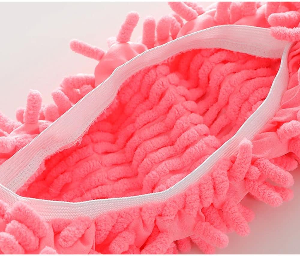 HomeSoGood 5 pares (10 piezas) de paño de limpieza para mopa y zapatos, pantuflas de microfibra para casa, cocina, oficina