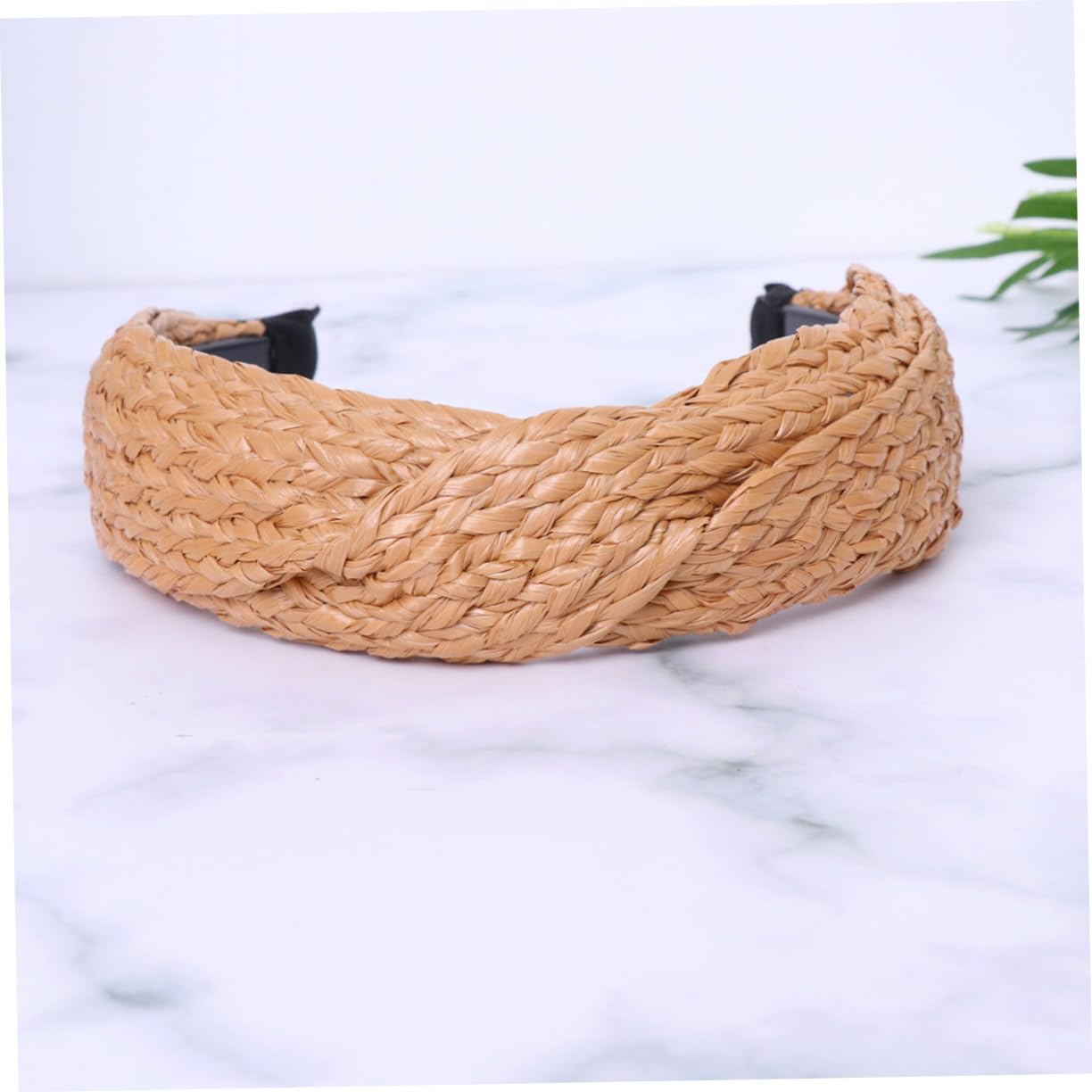 Beaupretty Lazos para el pelo con perlas, bufanda para la cabeza, accesorios para trenzar, diadema de nudo, diadema de nudo, playa, verano,