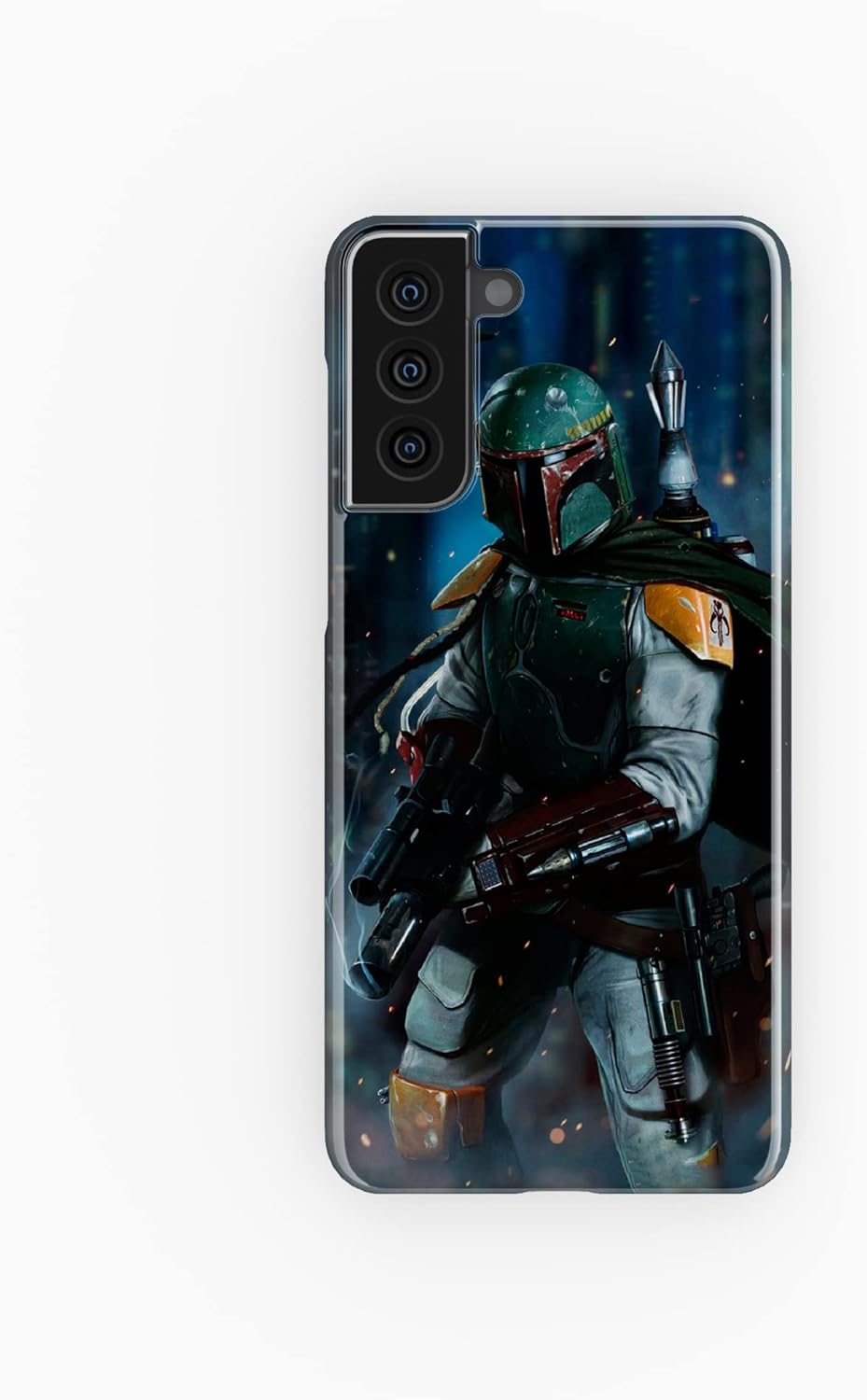 Star-Wars – Carcasa rígida de plástico para Samsung Galaxy S22+ de 6.6 pulgadas 2022 Shell SW7 (Boba Fett)