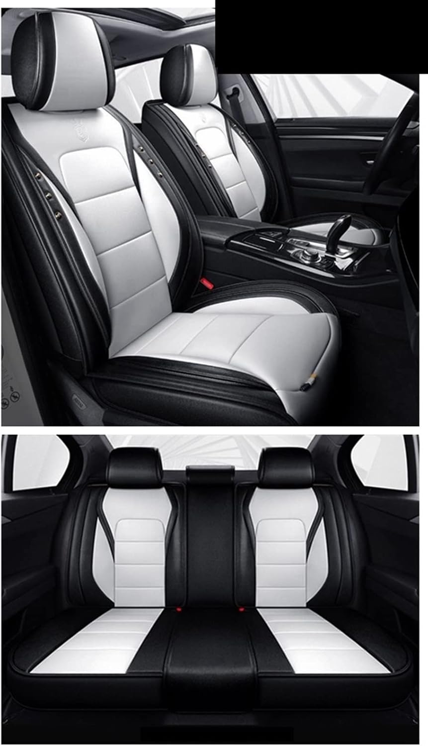 ZEntoy Juego completo de fundas de asiento de automóvil compatibles con Nissan Dualis Juke Kicks Leaf Livina Murano Navara D22 Np300 Qashqai J10 J11