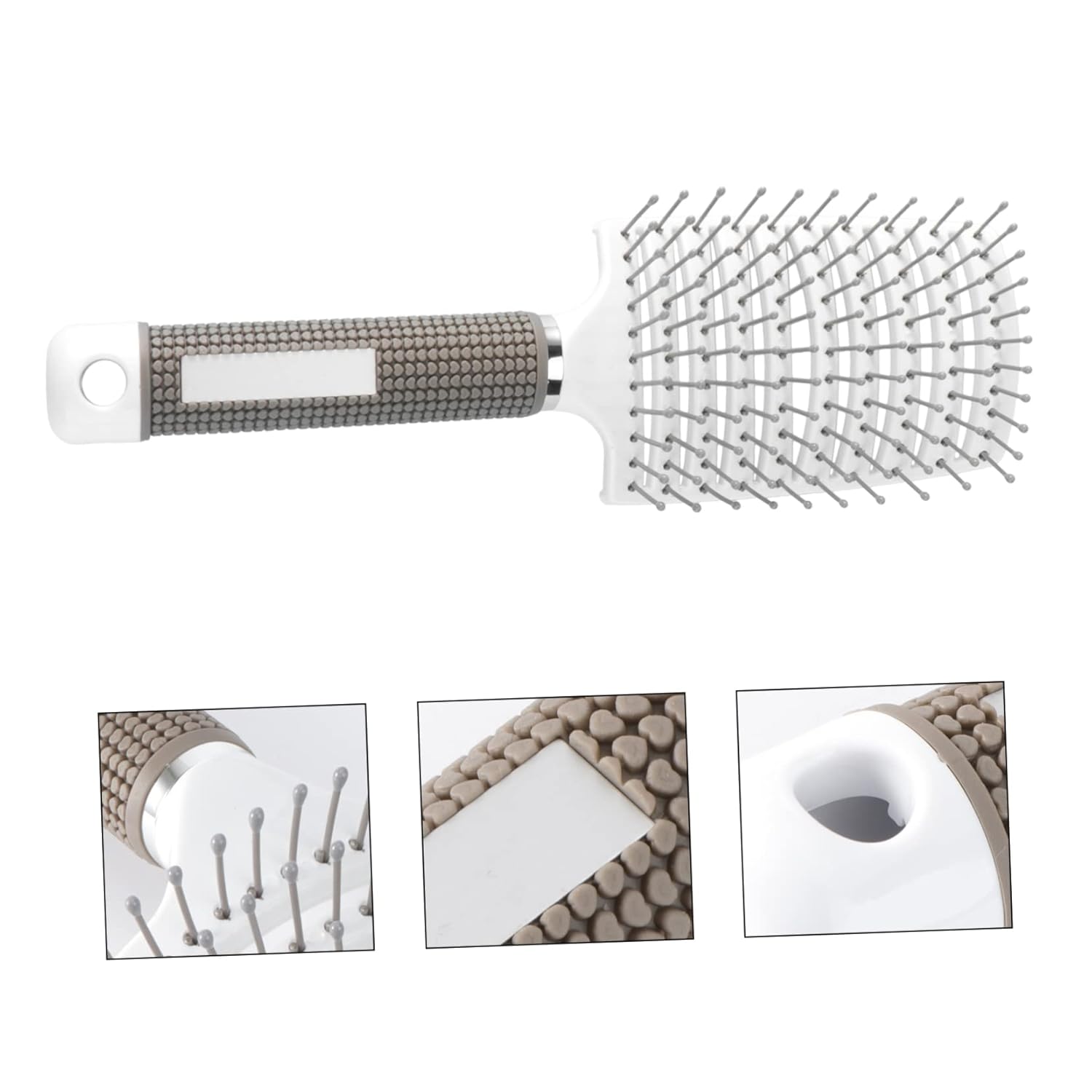Peine de plástico para el cabello de aire caliente, peine de peinado, cepillo de pelo rizado, secador de pelo, cepillo para el pelo, peine para el