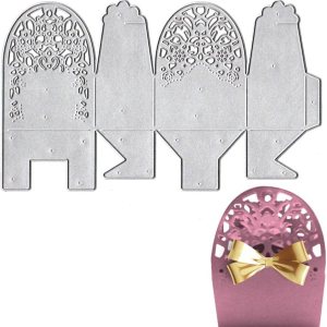 Caja de regalo 3D troqueles para hacer tarjetas, caja de dulces hueca de flores para álbumes de recortes en papel de liquidación, decoración de Caja de regalo 3D troqueles para hacer tarjetas, caja de dulces hueca de flores para álbumes de recortes en papel de liquidación, decoración de