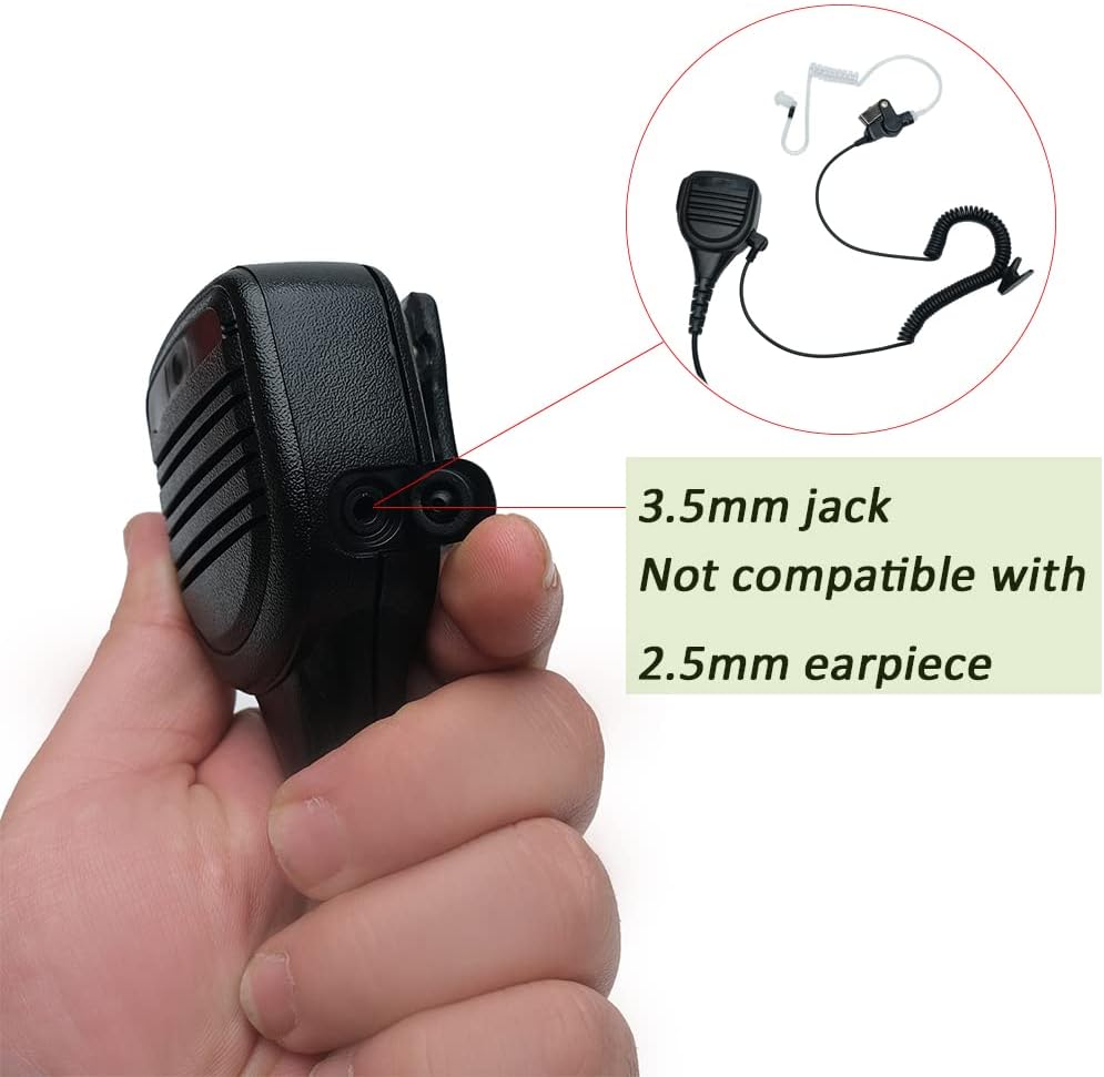 BVMAG Micrófono para HYT Hytera Radio BD500 BD502i PD560 PD502 PD530 TC-600 TC-500 TC-508 TC-610 TC-620 TC-700 TC-518 TC-580 Walkie Talkie Altavoz