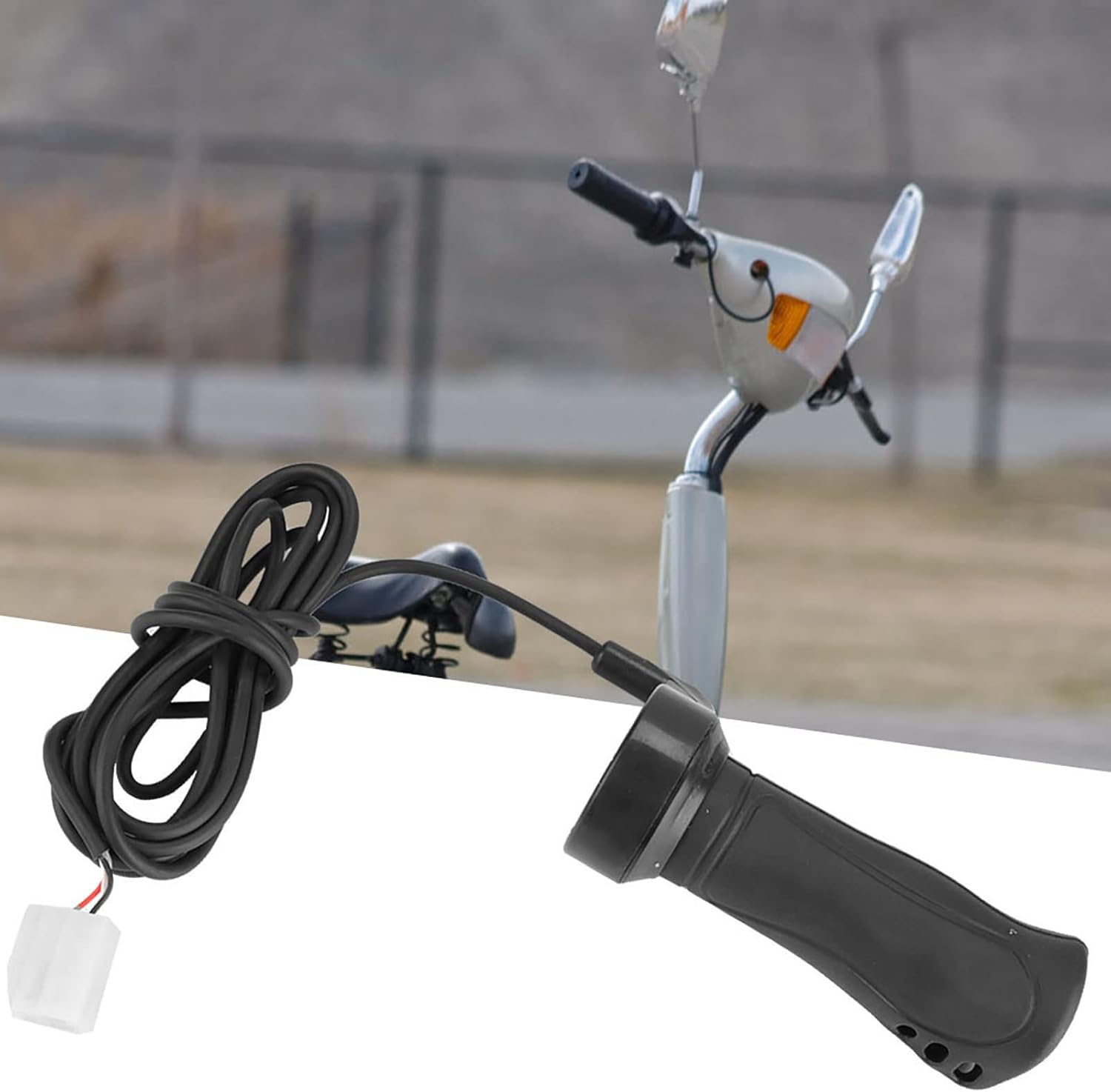 Fydun Motor de 500 W, agarre del acelerador para vbestlife eléctrico cepillado dc controlador de velocidad controlador de bicicleta scooter triciclo