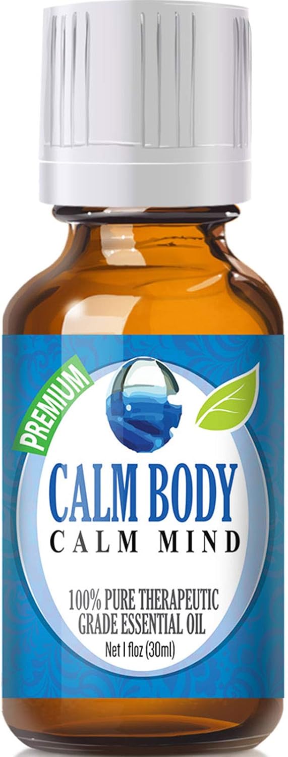 El mejor aceite esencial terapéutico 100% puro de Calm Body Calm Mind, 30ml, 1