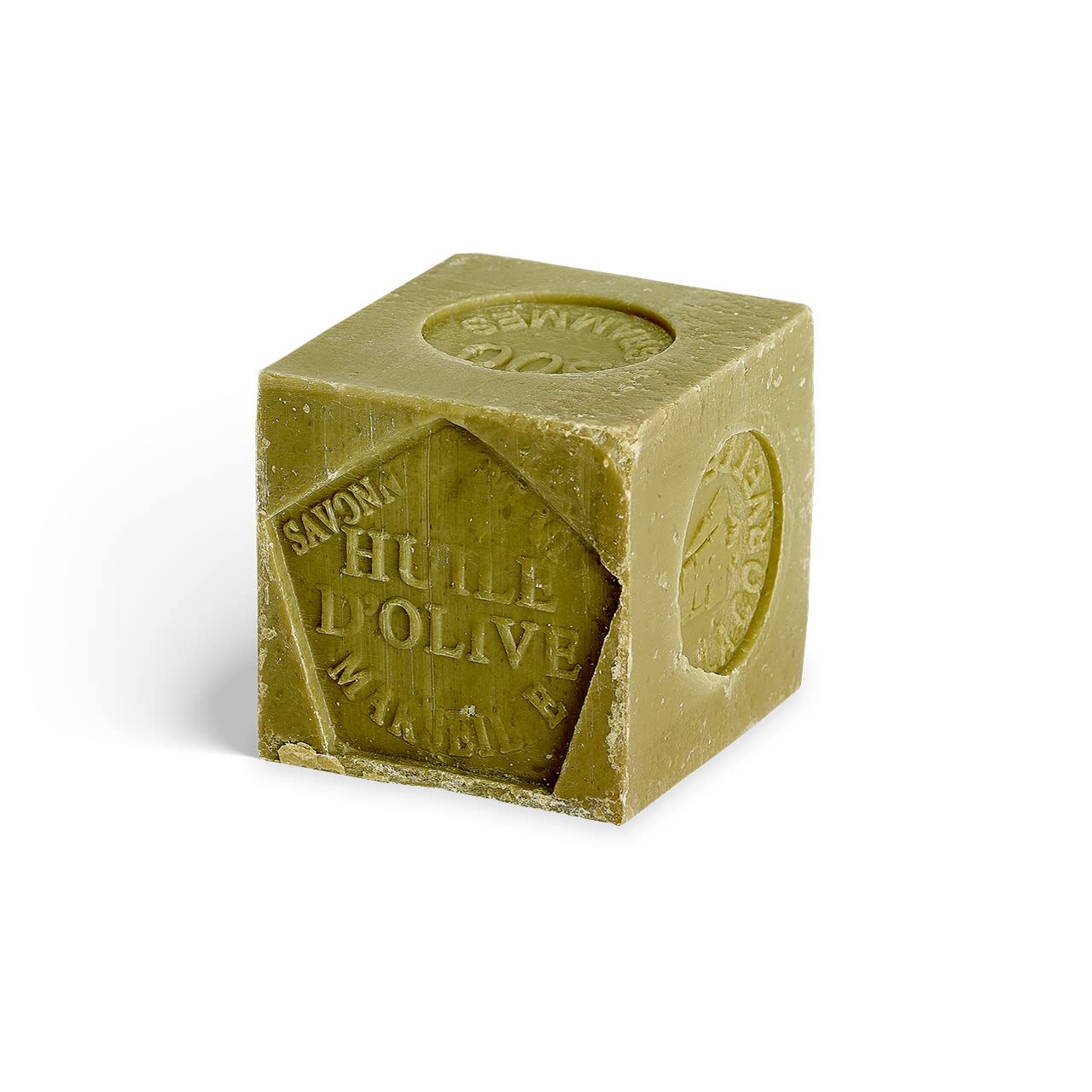 La Corvette Cubo de jabón Marsella OLIVE, en caja ECOCERT 17.64 oz