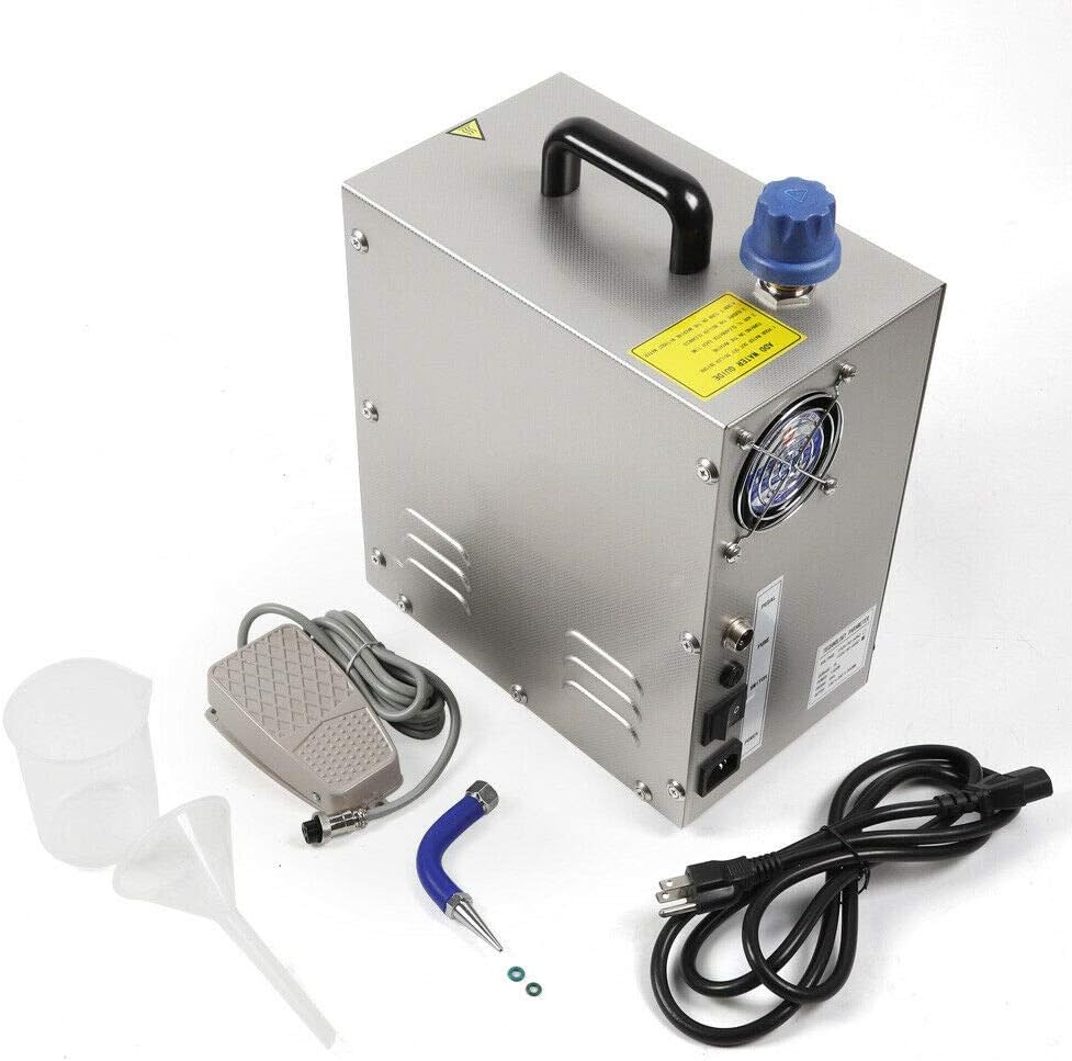 Limpiador a vapor de joyería de 110 V, 1300 W, 2 L, máquina de limpieza a vapor de joyería de acero inoxidable, limpiador de vapor para joyas de