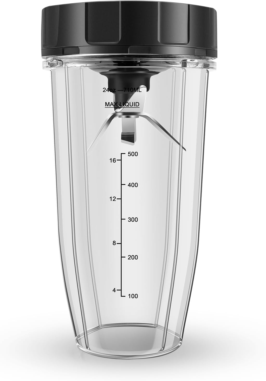 TAMOSH Piezas de repuesto de licuadora para Ninja, 24 oz taza 7 aletas extractor cuchilla, para auto IQ BN801 SS101 BL480-30 BL641