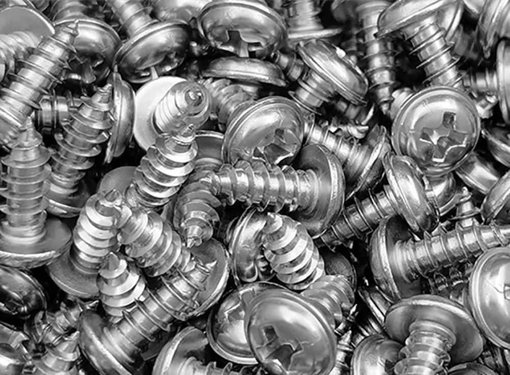 Tornillos para madera Tornillos de acero inoxidable Quick Metal Autoperforantes Phillips Truss Head (#6 * 12″) (100 piezas)