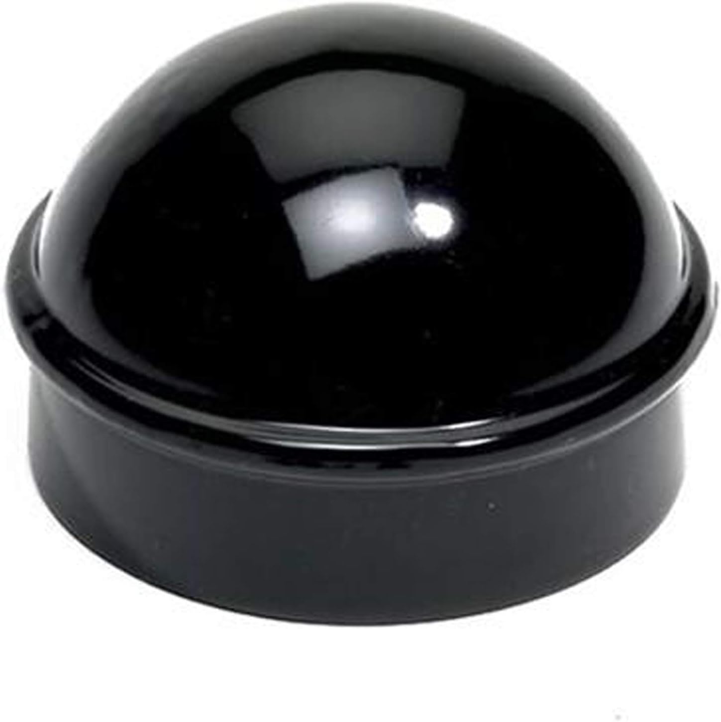 1 78 “Aluminio Chain Link Fence Round Style Main Post Cap – Powder Coated Black