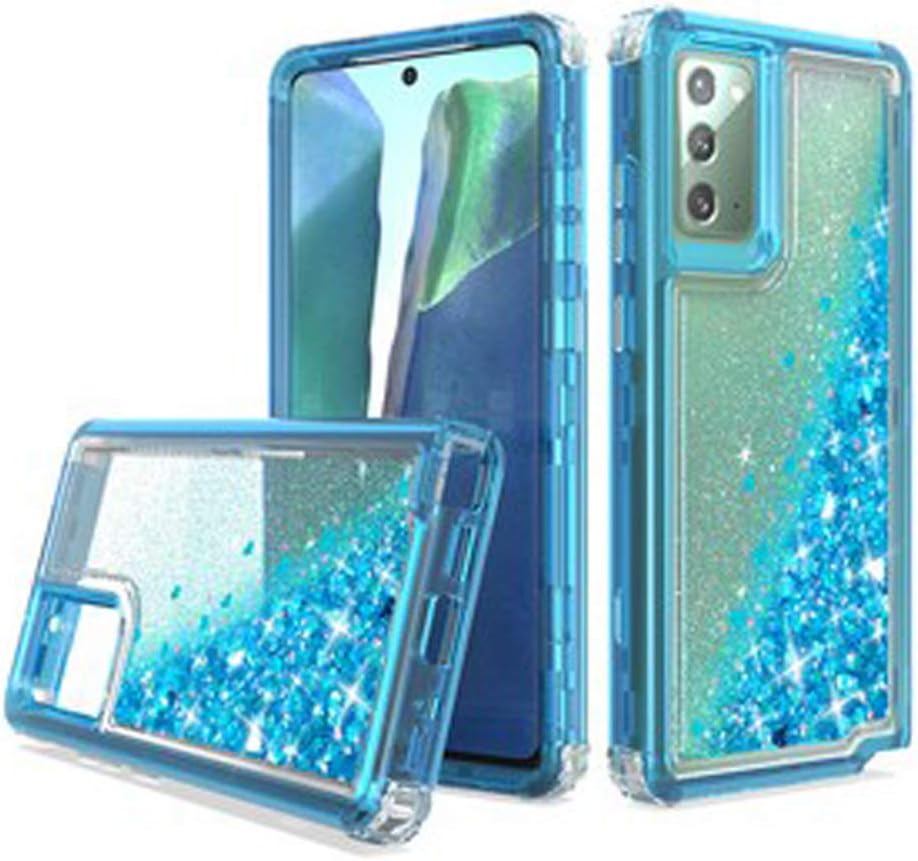 Funda compatible con Samsung Galaxy Note 20 5G (6.7″) Kleer Hybrid Transparente 3 piezas a prueba de impactos a prueba de golpes cubierta protectora