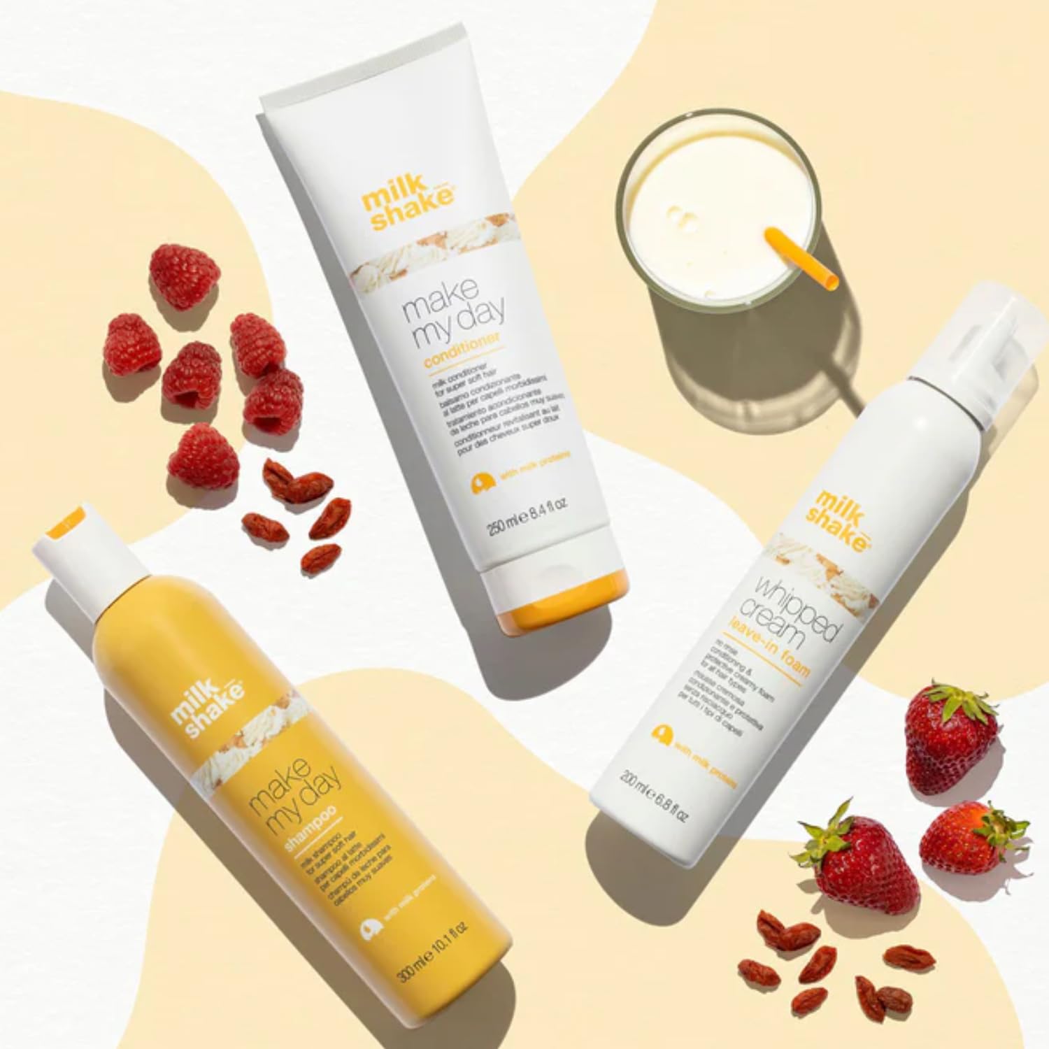 milk_shake Make My Day Crema batida acondicionadora para todo tipo de cabello, 6.8 fl oz