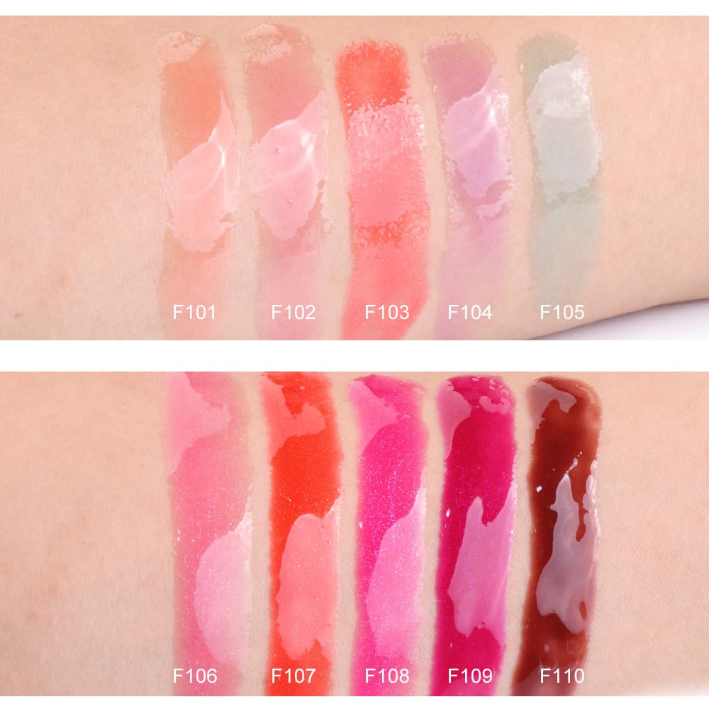 Bálsamo labial hidratante de color aceite para labios Cuidado de labios Brillo labial transparente Brillo labial brillante brillo labial