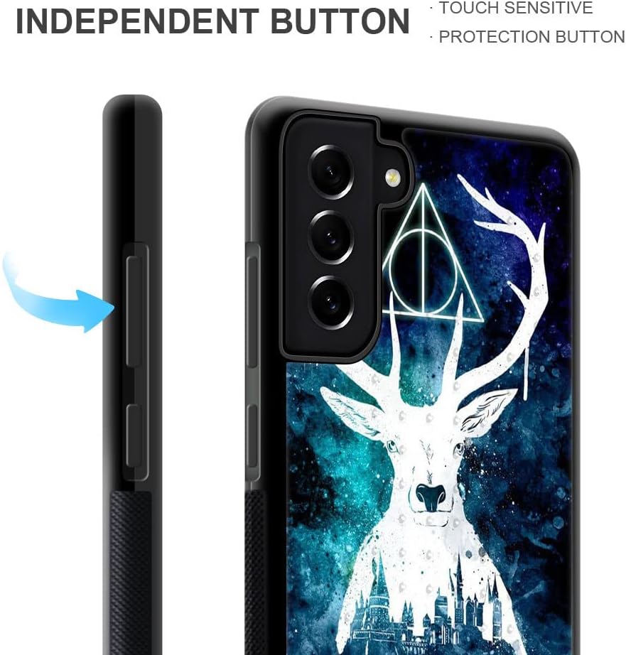CARLOCA Funda compatible con Samsung Galaxy S22 Ultra, película de animación 714, diseño de patrón a prueba de golpes, plexiglás resistente a los