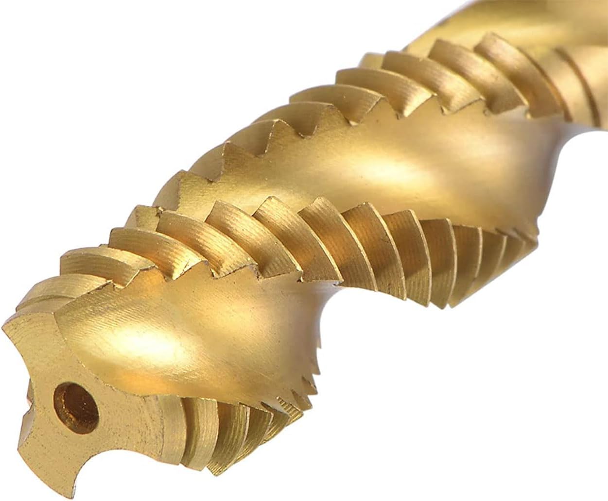 TOP-VIGOR Grifo de rosca de flauta en espiral – 38-16 UNC 3 flautas roscado roscado roscadores H2 Tolerancia, HSS titanio plateado rosca fresadora