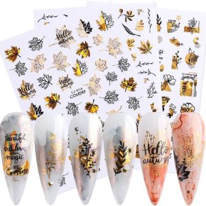 9 hojas de calcomanías de otoño 3D autoadhesivas para uñas, Acción de Gracias, Halloween, suministros de uñas, hoja de arce dorada, girasol, 9 hojas de calcomanías de otoño 3D autoadhesivas para uñas, Acción de Gracias, Halloween, suministros de uñas, hoja de arce dorada, girasol,