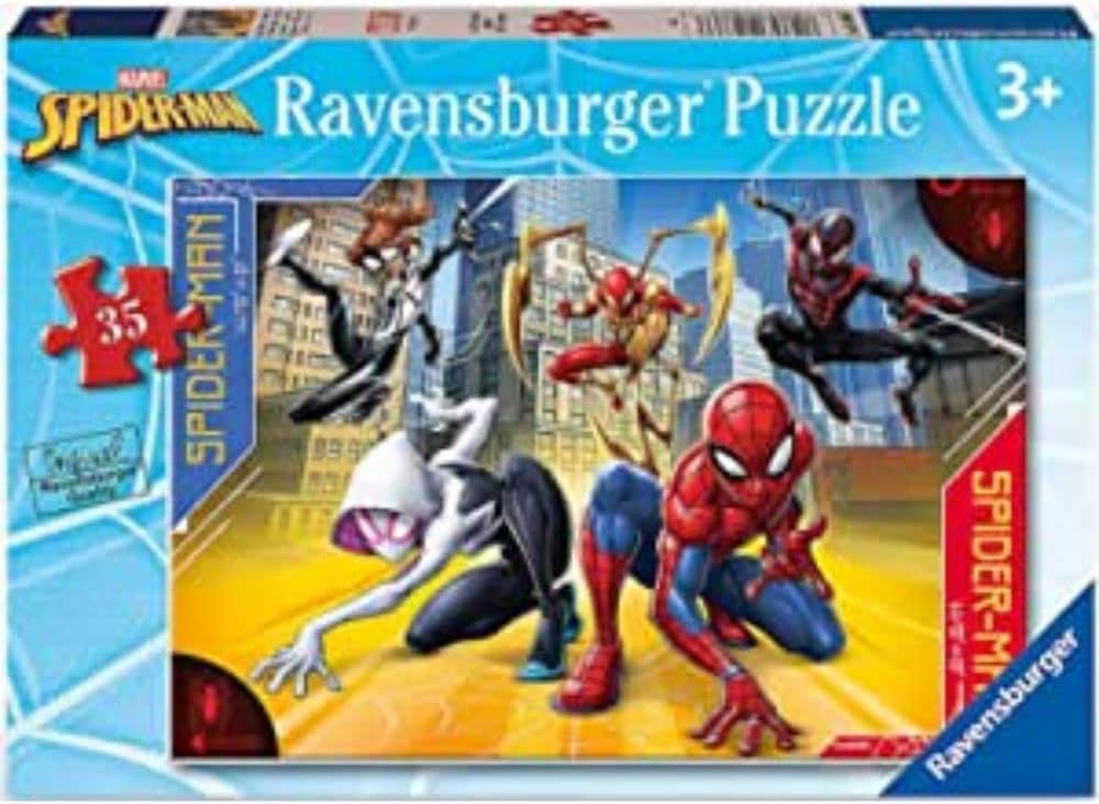 Ravensburger – Spiderman Puzzle, Collection 35 pieces, Puzzle for Children, Recommended Age 3+ Years