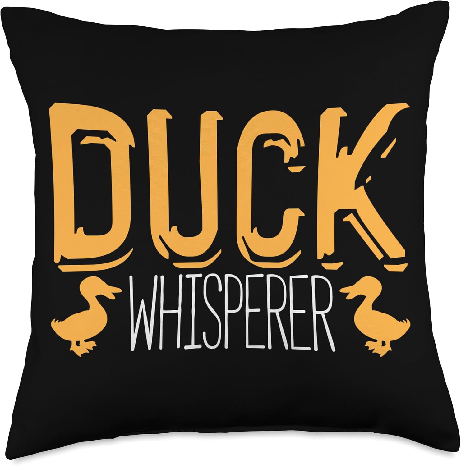 Whisperer Duck Water Bird – Almohada de 18 x 18 pulgadas, multicolor