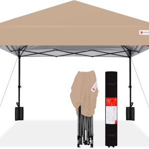 Best Choice Products Tienda de campaña desplegable de 10 x 10 pies para 1 persona, refugio portátil instantáneo con 1 botón de empuje, funda, 4 Best Choice Products Tienda de campaña desplegable de 10 x 10 pies para 1 persona, refugio portátil instantáneo con 1 botón de empuje, funda, 4