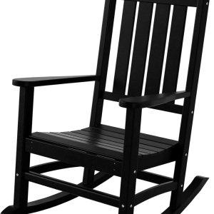 WestinTrends Malibu – Mecedora para exteriores, para todo tipo de clima, de madera de polietileno Adirondack con respaldo alto, soporte de 350 WestinTrends Malibu – Mecedora para exteriores, para todo tipo de clima, de madera de polietileno Adirondack con respaldo alto, soporte de 350