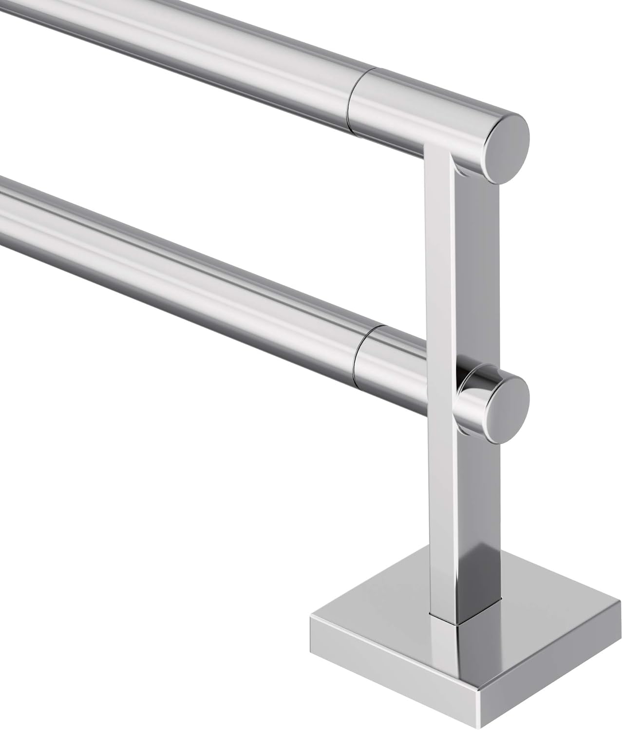 Moen BP1822CH Triva – Toallero doble de 24 pulgadas, cromado