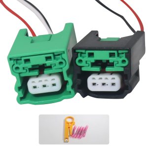 Reemplazo de enchufe de arnés de conector de 2 piezas, compatible con sensor de cigüeñal de posición del árbol de levas Nissan Infiniti, Vanshly Reemplazo de enchufe de arnés de conector de 2 piezas, compatible con sensor de cigüeñal de posición del árbol de levas Nissan Infiniti, Vanshly