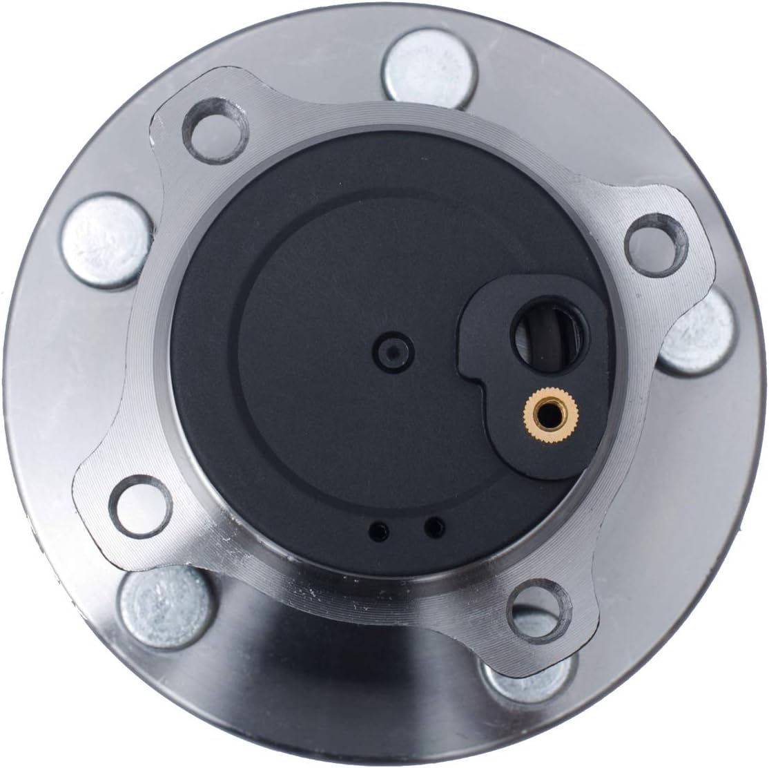 512347 Cojinete de rueda trasera y conjunto de cubo compatible 2004-2013 Mazda 3 2006-2015 Mazda 5 FWD 5 Lug WABS