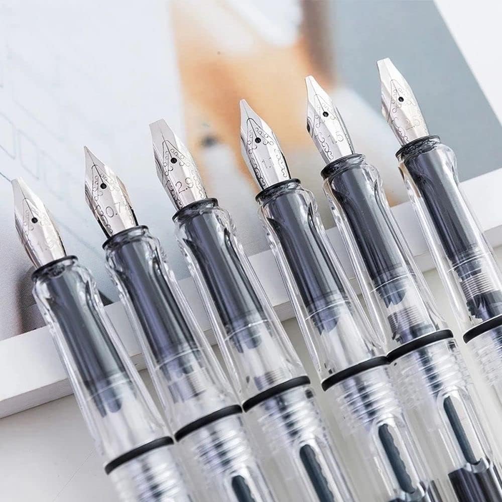 JINGYOU Pluma, pluma de pico de pato, bolígrafos de caligrafía árabe, bolígrafo tibetano, bolígrafo de letras góticas, bolígrafo de cuerpo de flor,