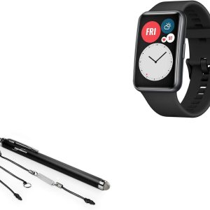 BoxWave Stylus Pen Compatible with Huawei Watch Fit – EverTouch Capacitive Stylus, Fiber Tip Capacitive Stylus Pen for Huawei Watch Fit – Jet Black BoxWave Stylus Pen Compatible with Huawei Watch Fit – EverTouch Capacitive Stylus, Fiber Tip Capacitive Stylus Pen for Huawei Watch Fit – Jet Black