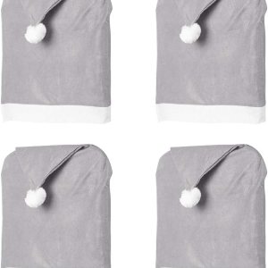 Decoración de Halloween, taburete de Navidad, sombrero grande, decoración gris, silla no tejida, decoración del hogar, funda para sofá cama (gris, Decoración de Halloween, taburete de Navidad, sombrero grande, decoración gris, silla no tejida, decoración del hogar, funda para sofá cama (gris,