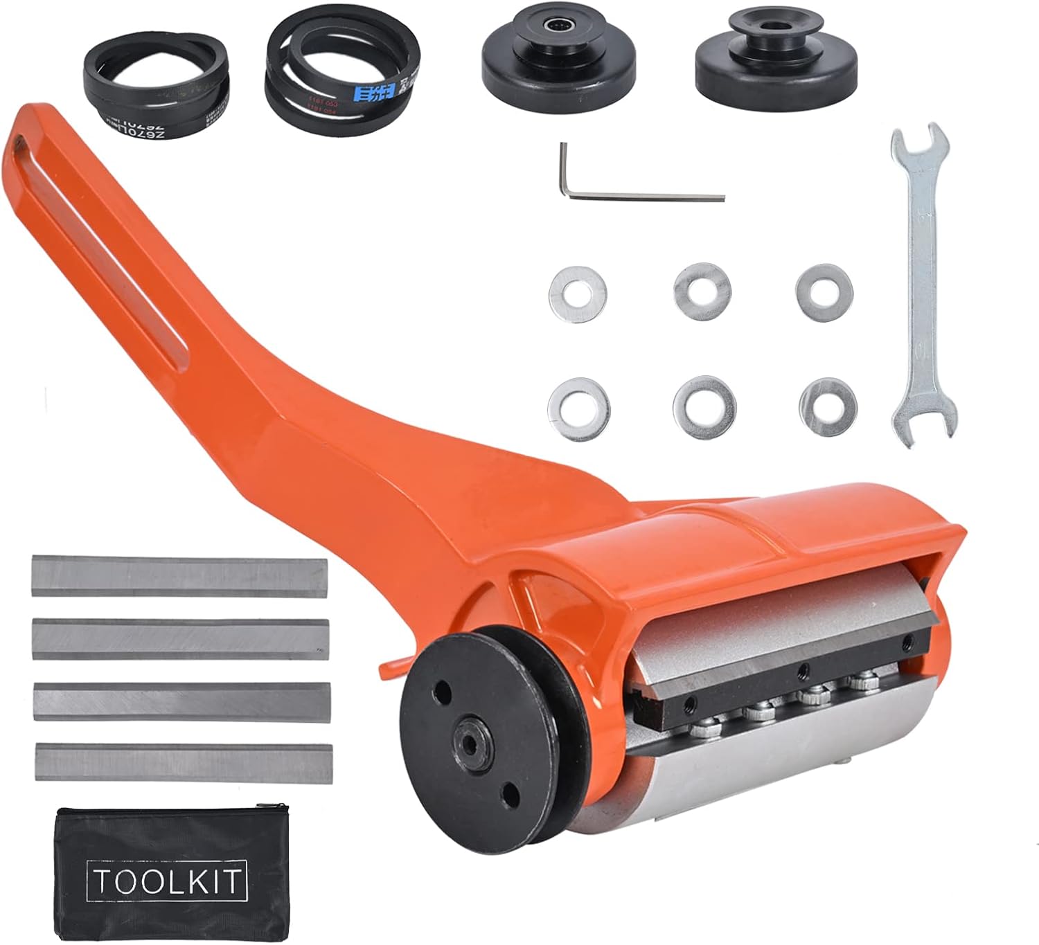 Descortezador de troncos, herramienta de descortezado de madera de aleación de aluminio mejorada, accesorio de motosierra con 6 cuchillas para
