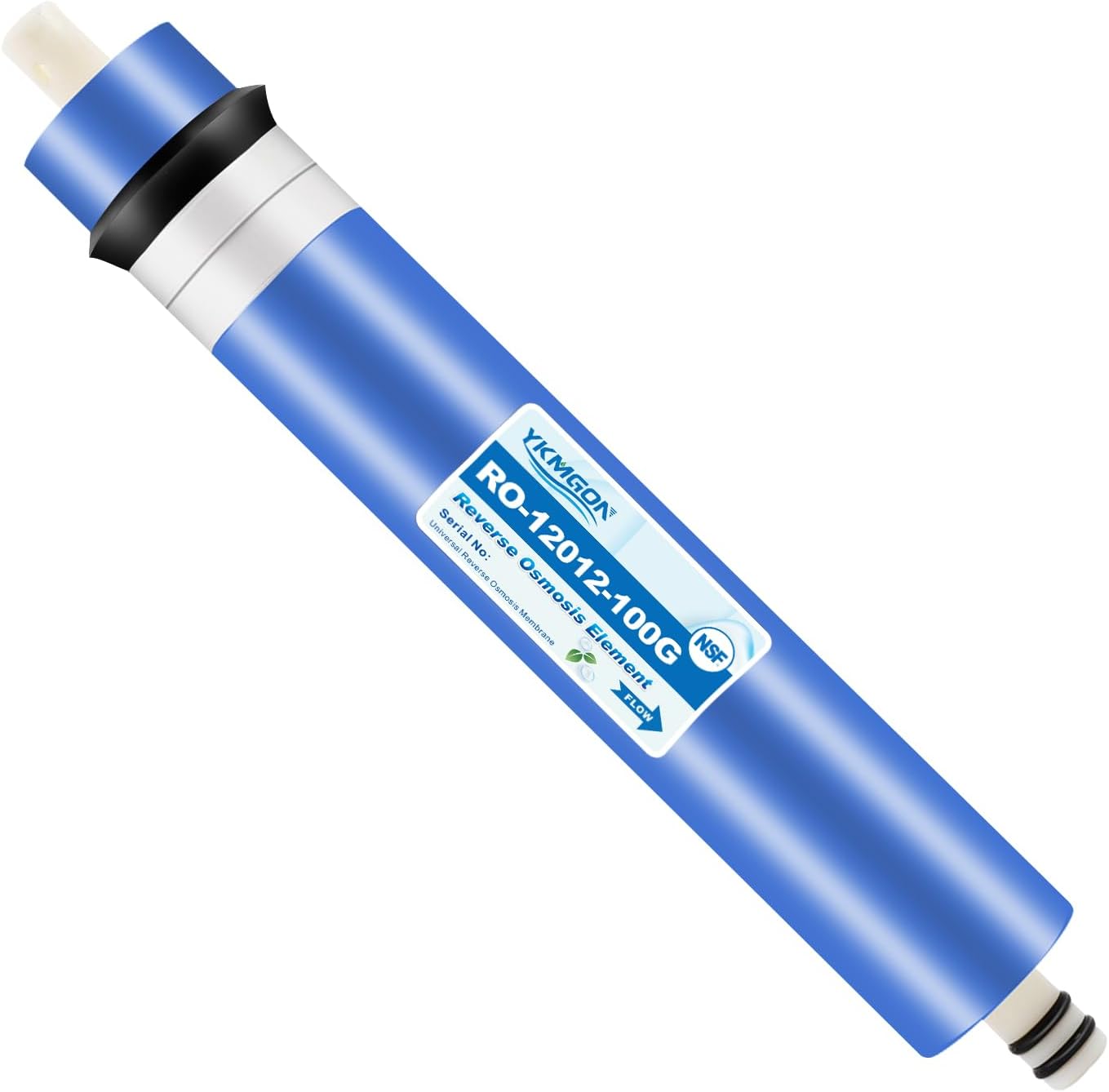 YKMGON 2012-100 GPD Elemento de membrana RO de ósmosis inversa universal, filtro de agua de repuesto de 12 x 2 pulgadas o sistema purificador de