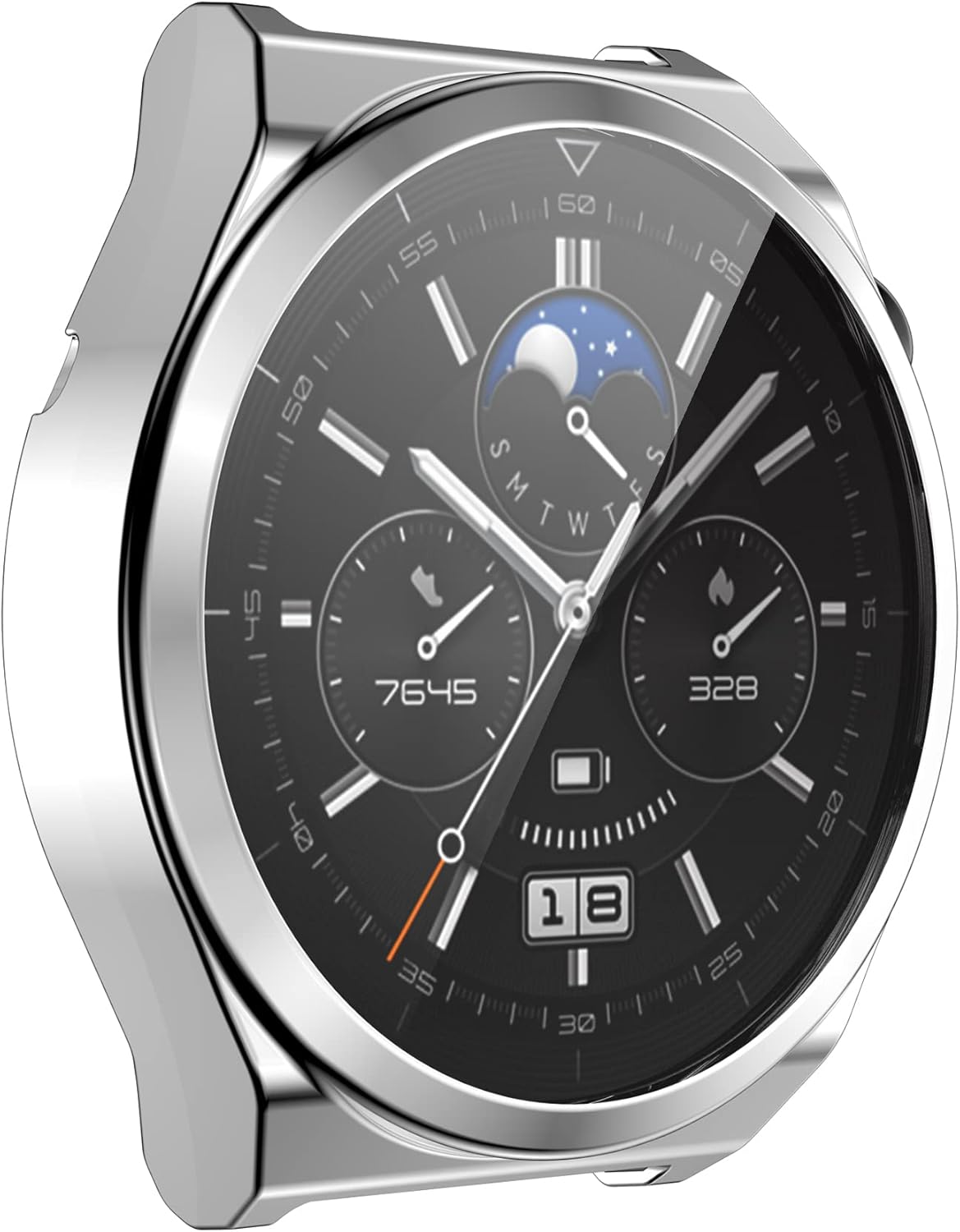FitTurn Compatible con Huawei Watch GT3 Pro de 1.811 in 1.693 in TPU suave resistente a los arañazos, carcasa protectora para Huawei Watch GT3 Pro
