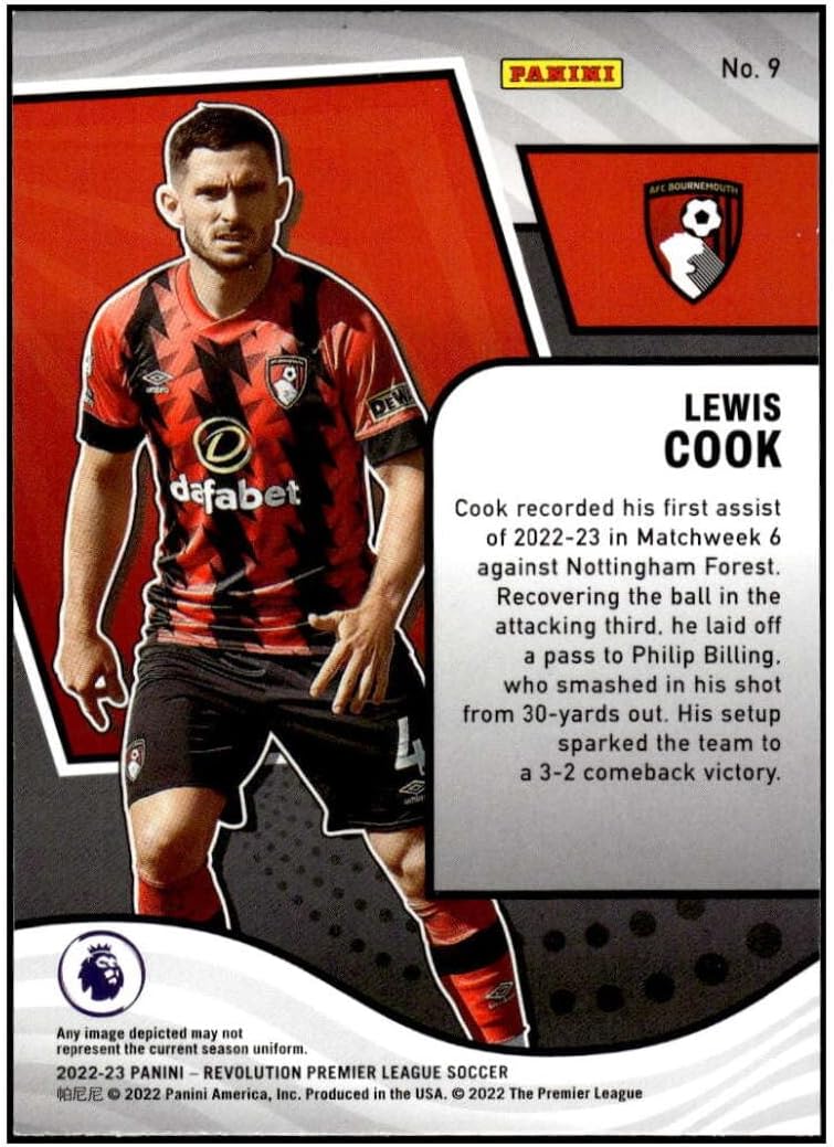 LEWIS COOK 2022-23 Panini Revolution #9 NM+-MT+ Premier League Soccer
