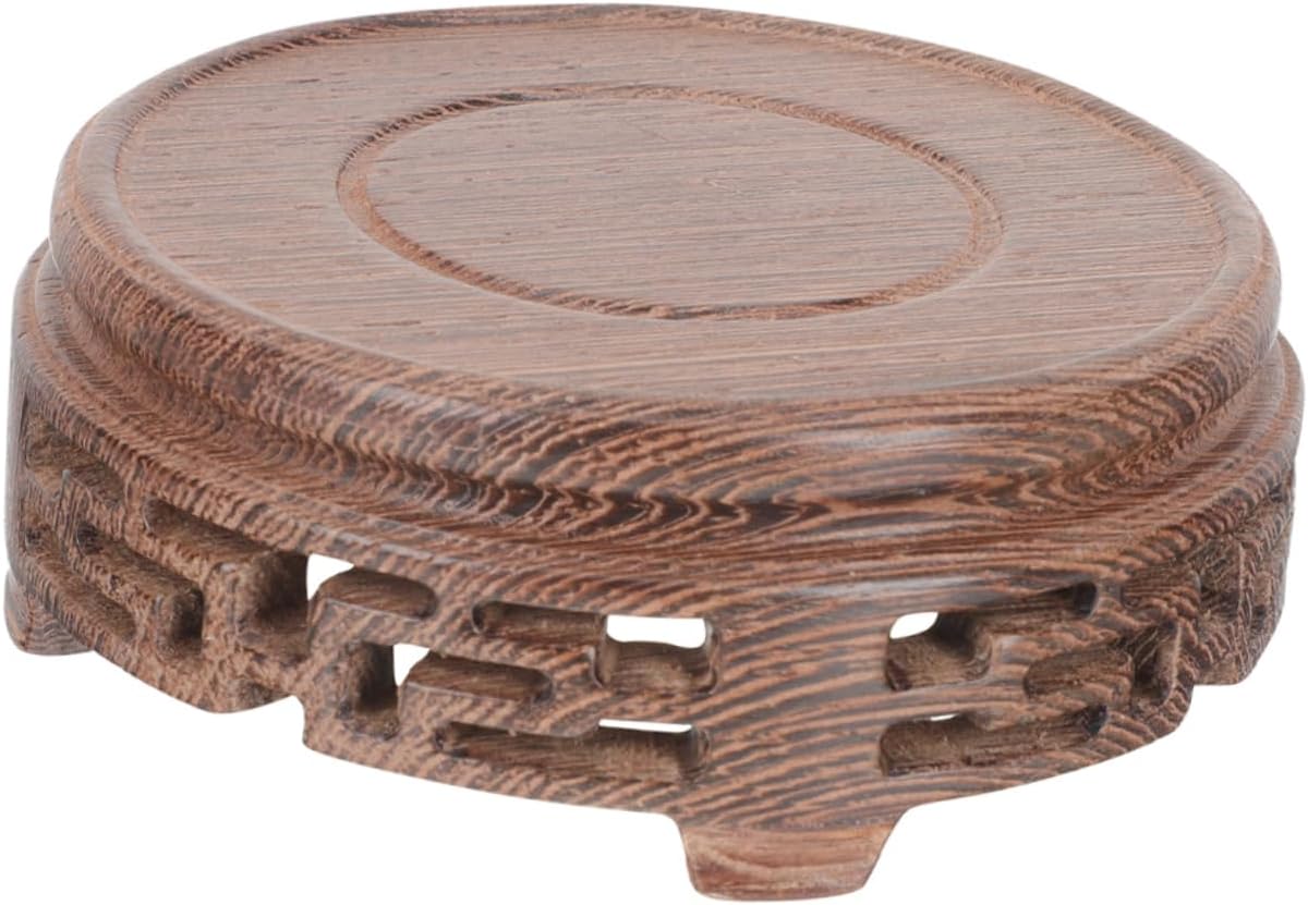 DECHOUS Soporte para plantas en maceta, soporte para plantas, soporte para plantas, soporte para interiores, soporte de florero, soporte de madera