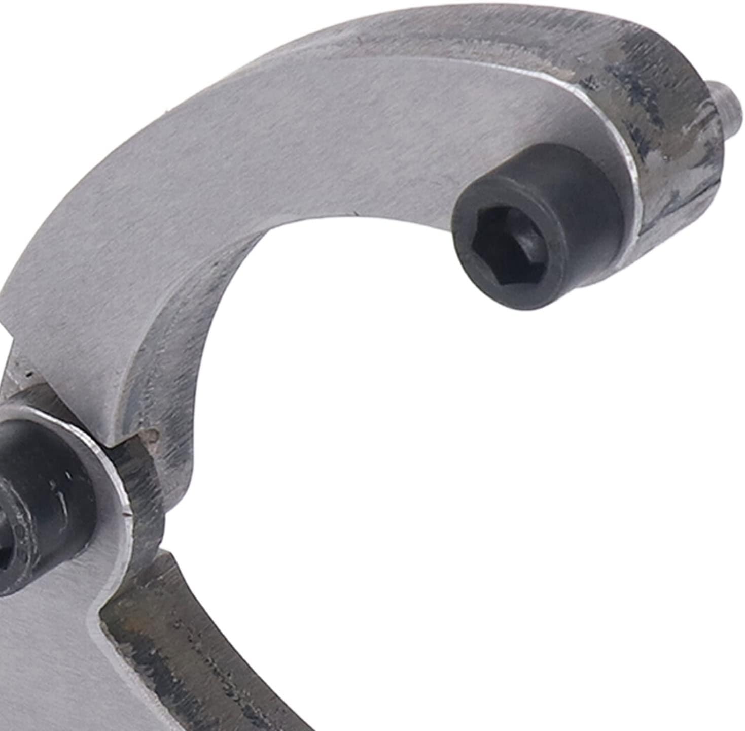 FTVOGUE Llave de tuerca Llave de tuerca Llave de tuerca de glándula de acero de aleación ajustable removedor de glándula para cilindro hidráulico