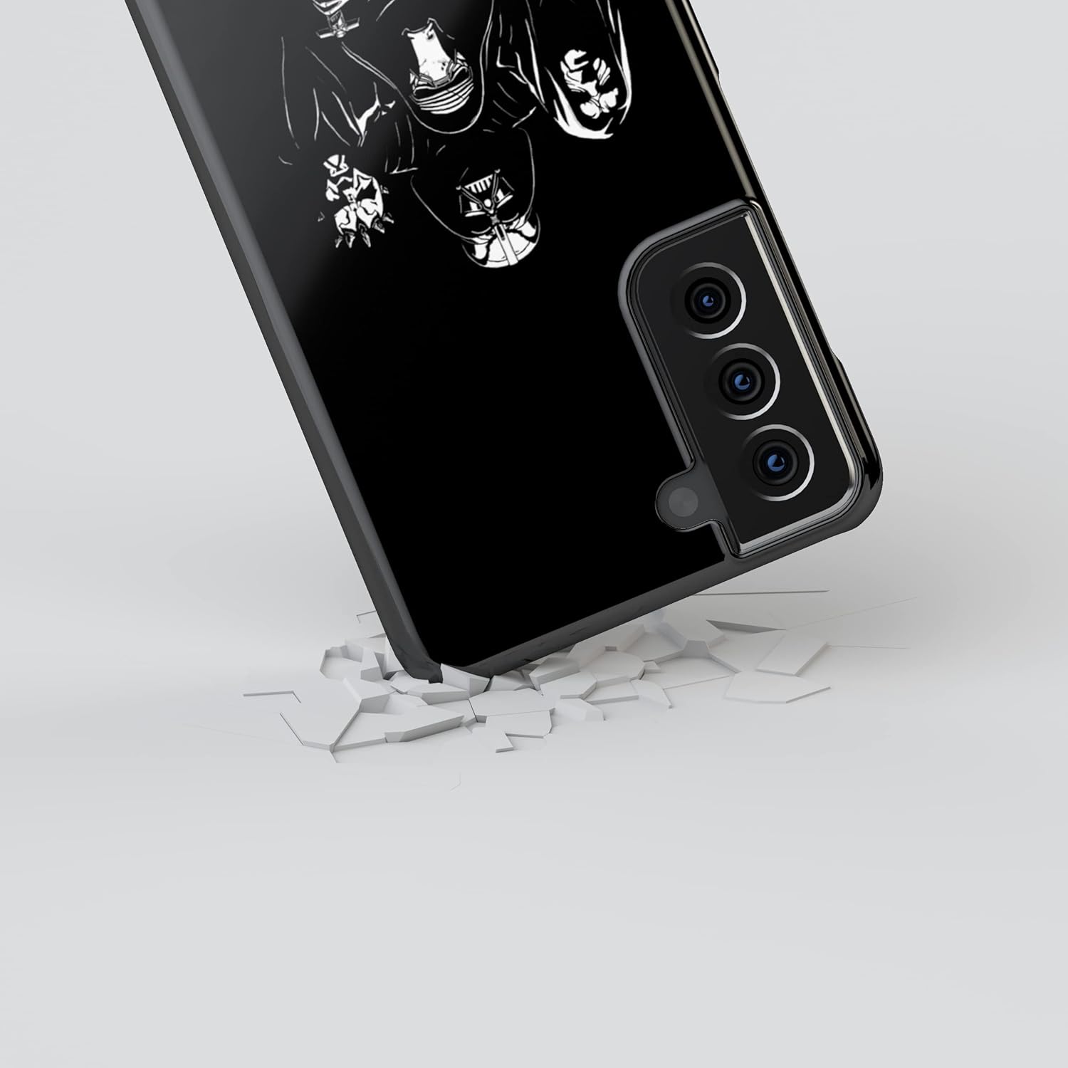 Star-Wars – Carcasa rígida de plástico para Samsung Galaxy S22 Ultra de 6.8 pulgadas 2022 Shell SW7 (lado oscuro)