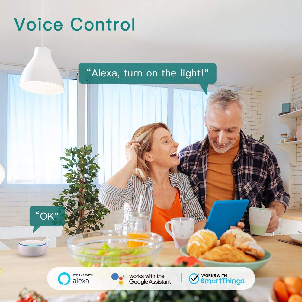 TREATLIFE Interruptor inteligente de 3 vías, interruptor de luz WiFi de 2.4 GHz, funciona con Alexa y Google Home, requiere cable neutro, control