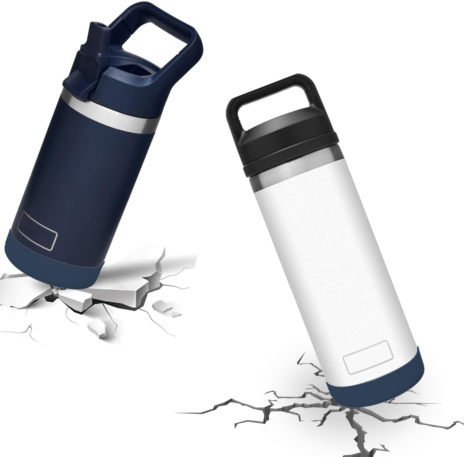 Funda de silicona para botas YETI Rambler Jr de 12 onzas y Rambler de 12 onzas y 18 onzas, protección más segura para botella YETI Rambler  Apto